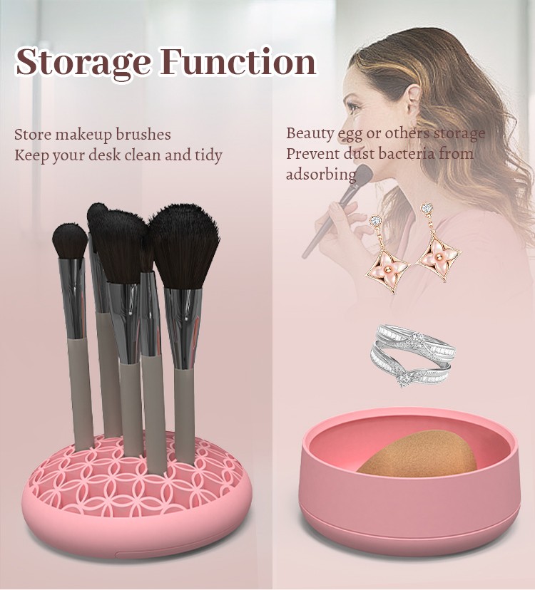Custom Silicone Multi-Functional Makeup Brush Holder