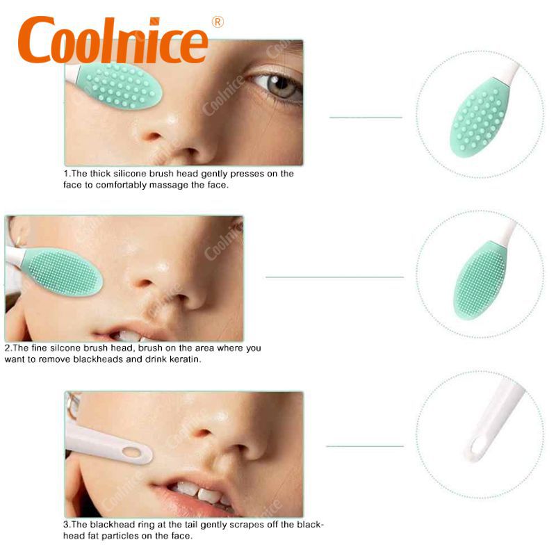 Double-Sided Lip & Nose Brush