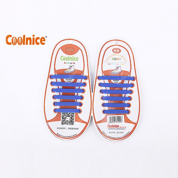 Customised Wholesale Children No Tie Shoelaces