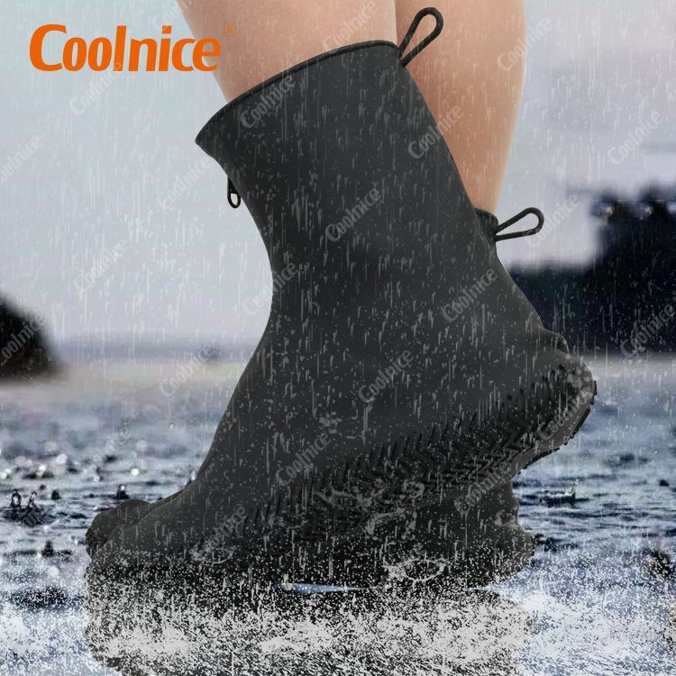 Resistant Rain Boots with Zipper