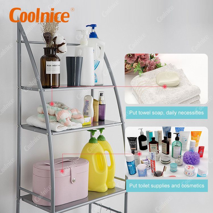 Bathroom Cabinet Tower Shelf