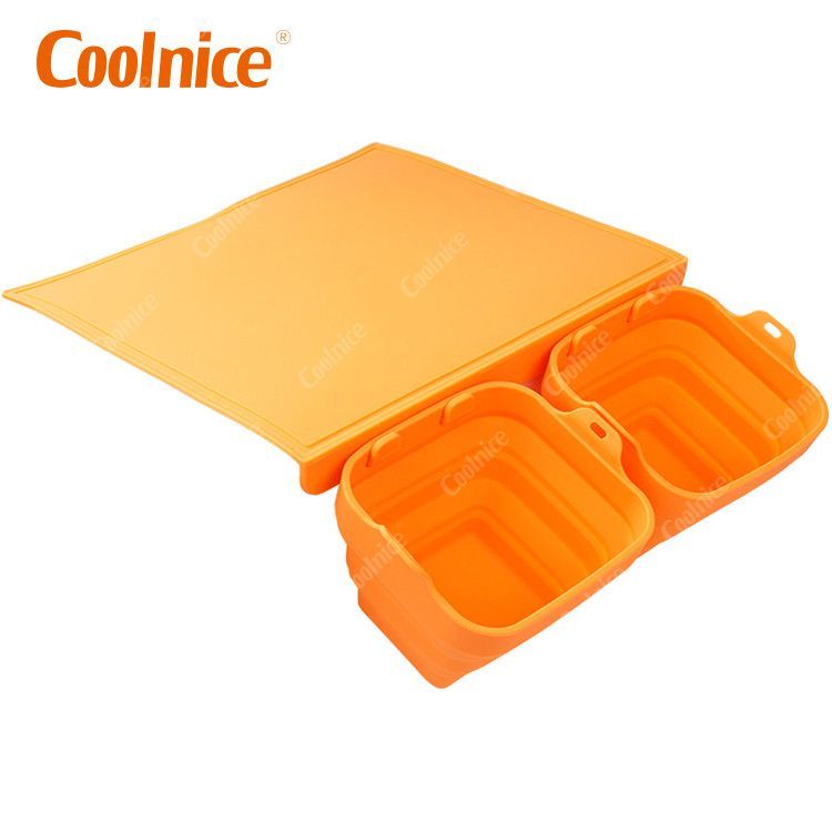 Flexible Kitchen Cutting Boards with Containers Set