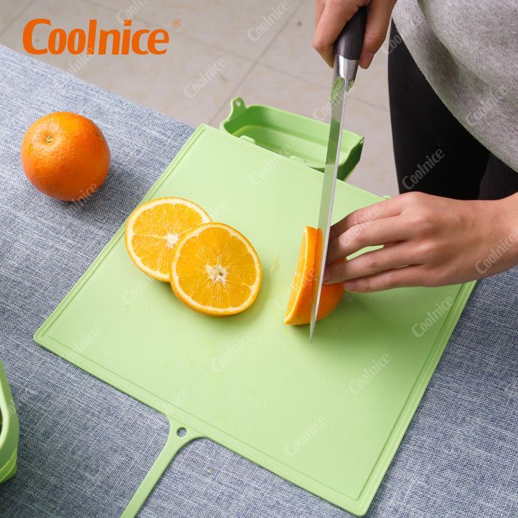 Flexible Kitchen Cutting Boards with Containers Set