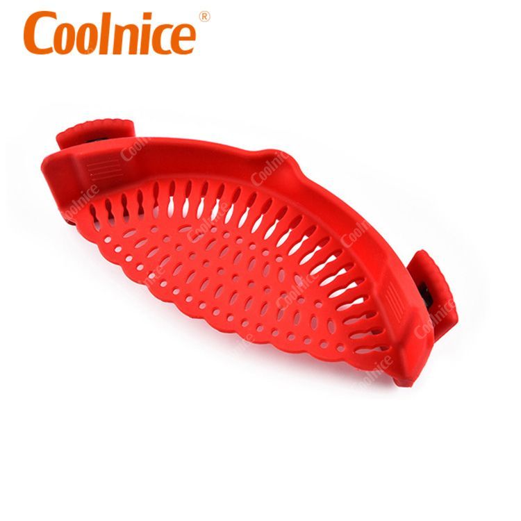 Clip-On Plastic Silicone Strainer