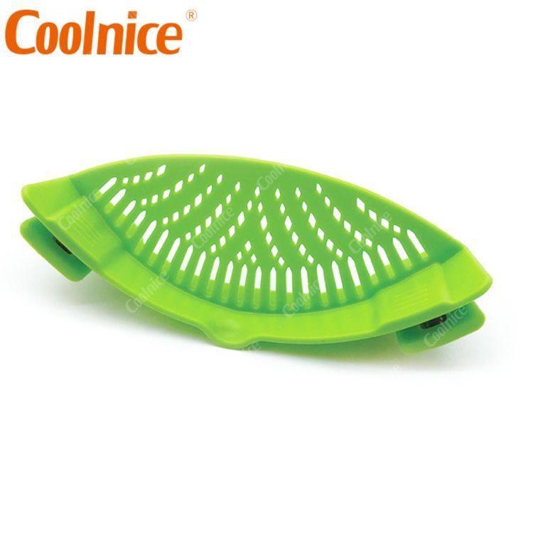 Clip-On Plastic Silicone Strainer