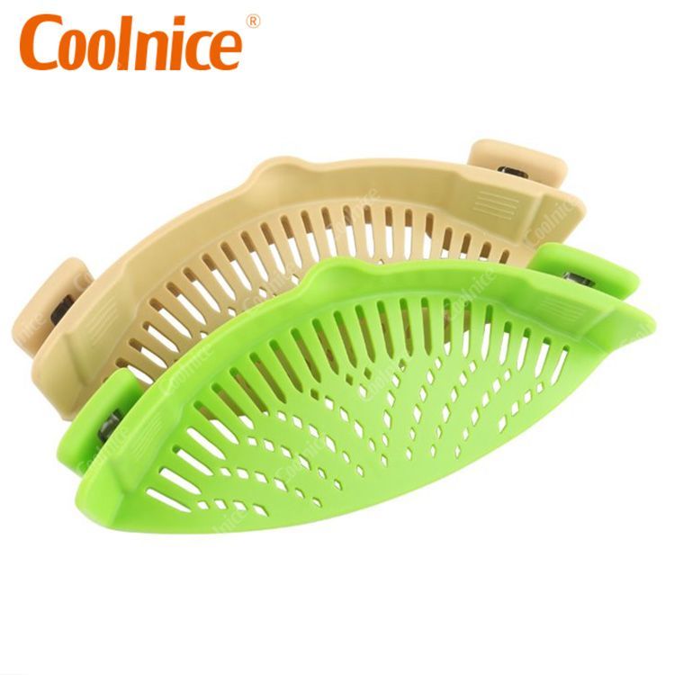 Clip-On Plastic Silicone Strainer