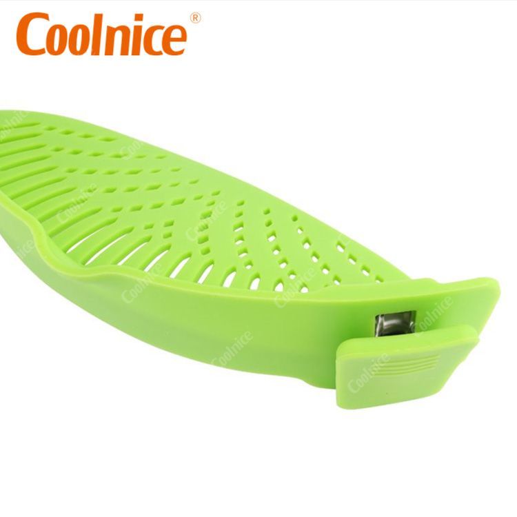 Clip-On Plastic Silicone Strainer