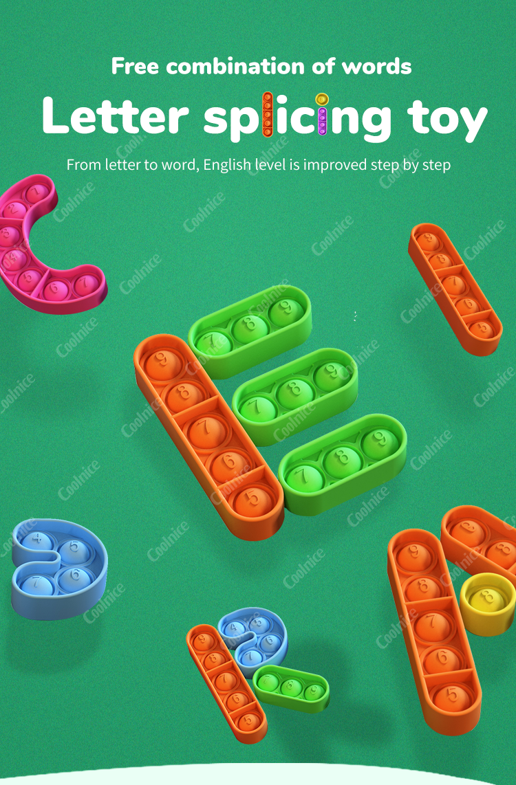 Fidget Toy Letter Puzzle