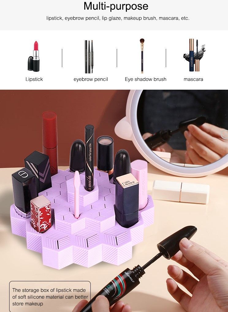 Lipstick rack display holder stand