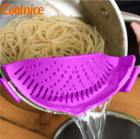 Clip-On Plastic Silicone Strainer