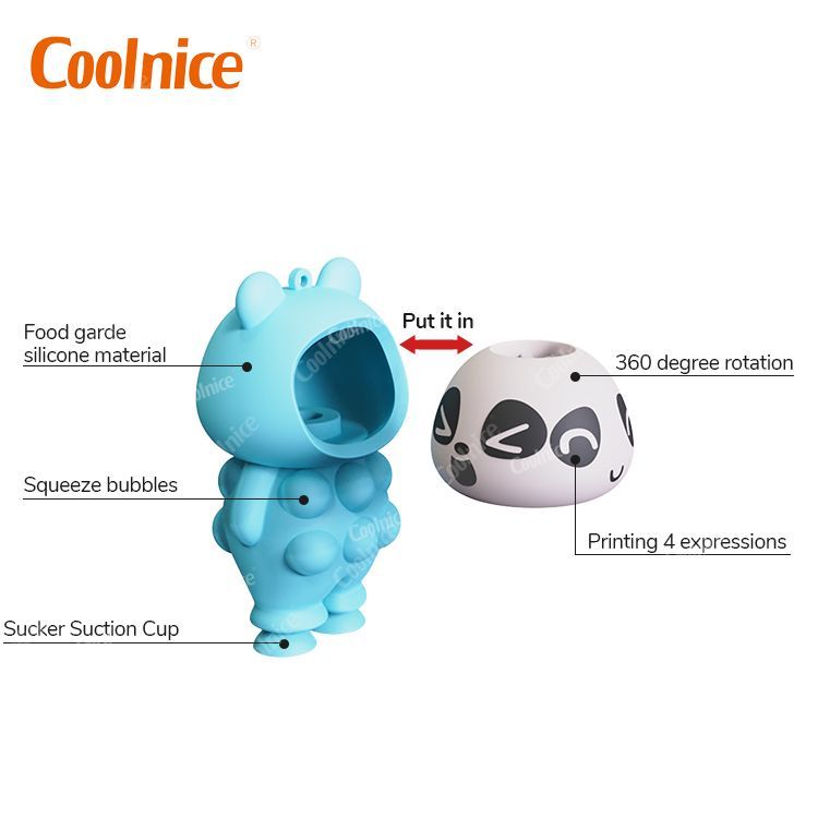 Panda Suction Cup Face Turning Toy