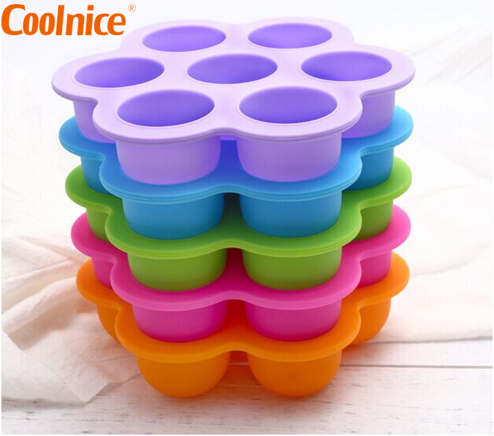 7 in 1 round ice tray with lid