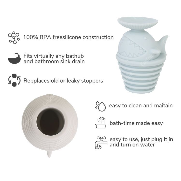 Silicone Sink Stopper with suction cup