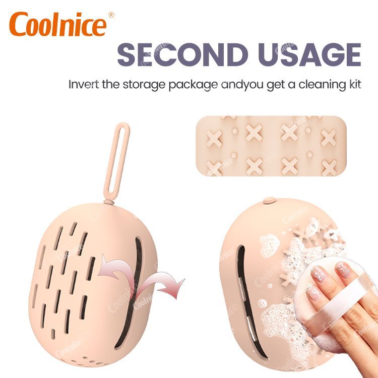 Silicone Makeup Sponge Storage Bag