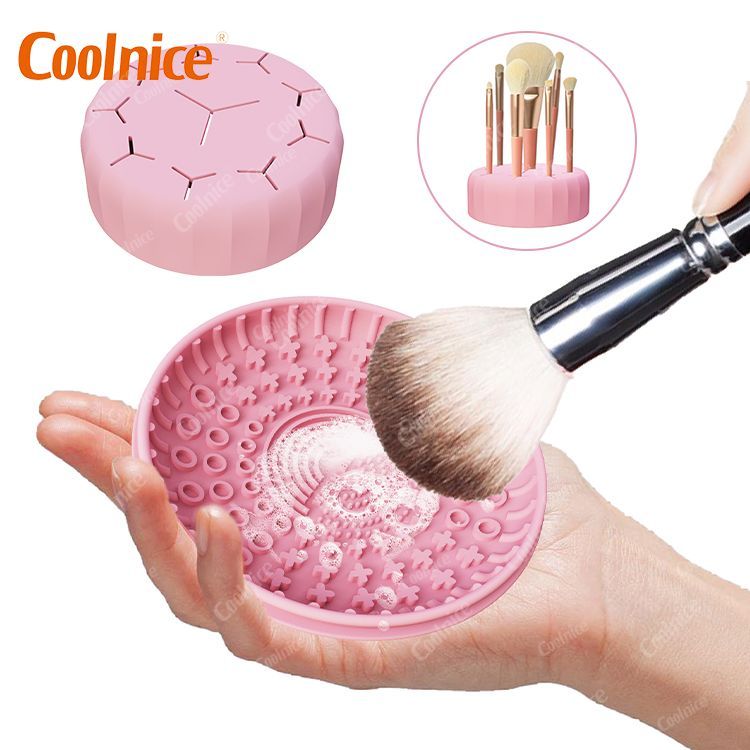 Sponge Cosmetic Tools Accessories Makeup Brush Cleaner Make Up Brush Holder