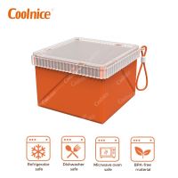 ood Grade Silicon Foldable Bento Lunch Box Collapsible and Leakproof Space Saving Food Storage Containers with Lip