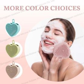 Multifunctional-heart-shaped-facial-cleaning-brush-massage-blackhead-acne-silicone-makeup-brush-cleaning-tool-holder