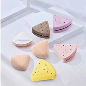 Custom-Logo-Personalized-Private-Label-Makeup-Sponge-Holder-Beauty-Cosmetic-Powder-Puff-Silicone-Cute-Cheese-Shape-Case