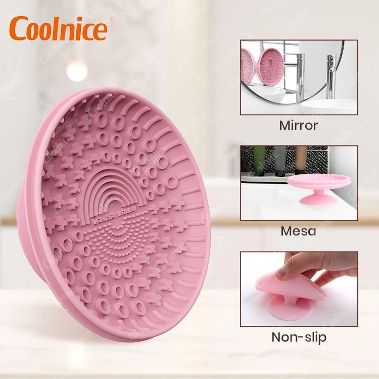 Factory-direct-sale-Silicone-Makeup-Brush-Cleaner-Box-Wet-Dry-Brush-Make-Up-Cleaner-Color-Cleaner-Sponge-Tool