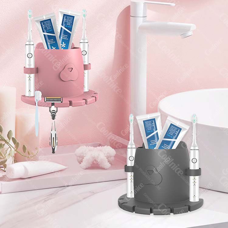 Silicone-toiletry-organizer-toothpaste-holder-bathroom-storage-organizer-silicone-toothbrush-holder-with-razor-holder