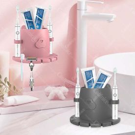 Silicone-toiletry-organizer-toothpaste-holder-bathroom-storage-organizer-silicone-toothbrush-holder-with-razor-holder