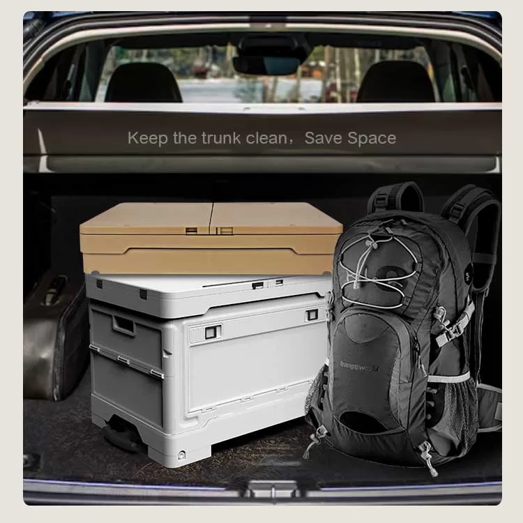 Custom Folding Box with Wheels and Pull Handle - Your Travel Companion