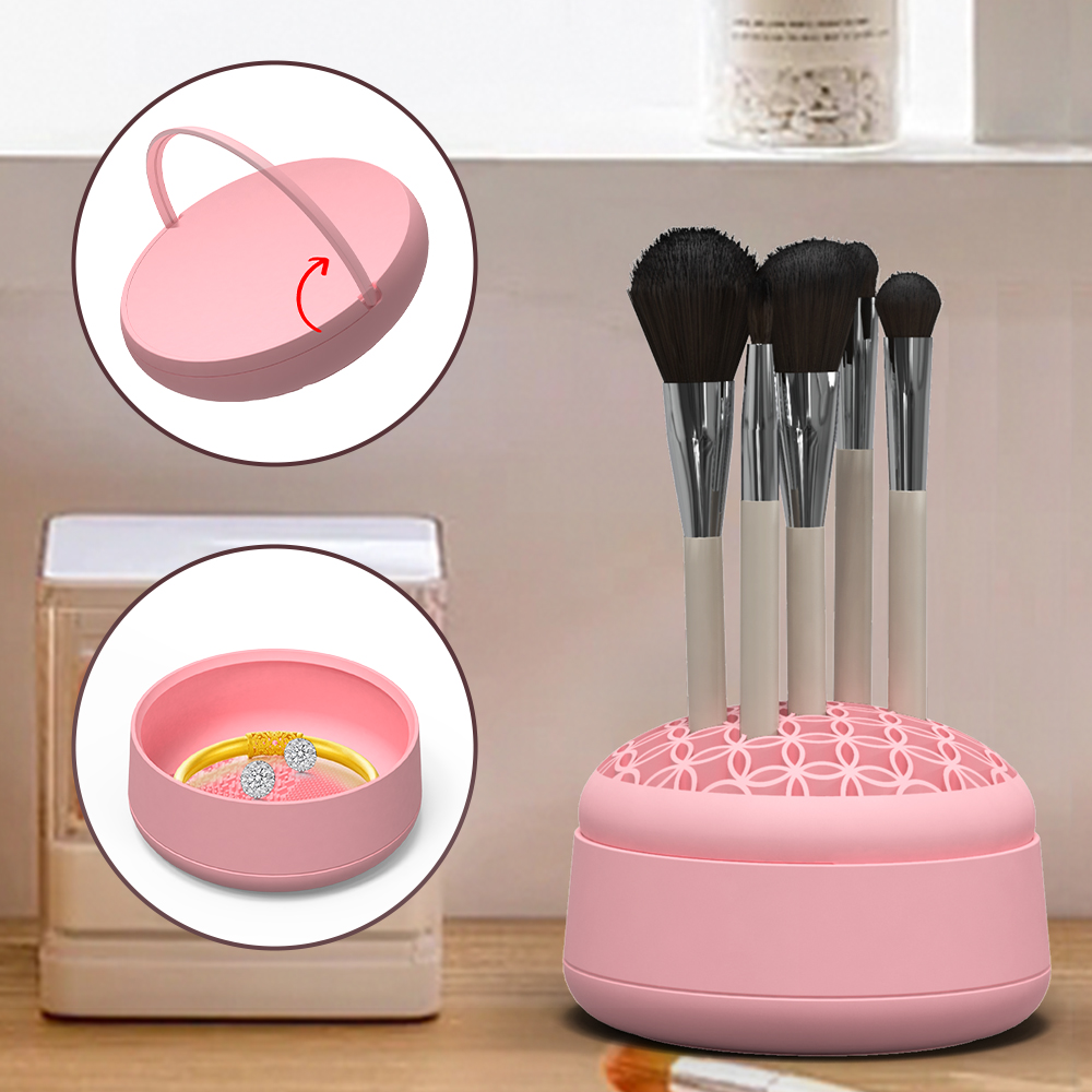 Custom Silicone Multi-Functional Makeup Brush Holder