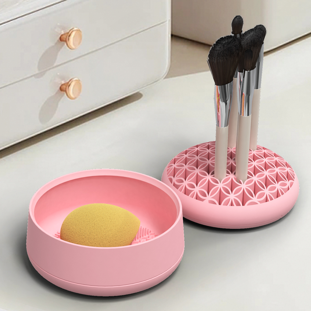 Custom Silicone Multi-Functional Makeup Brush Holder