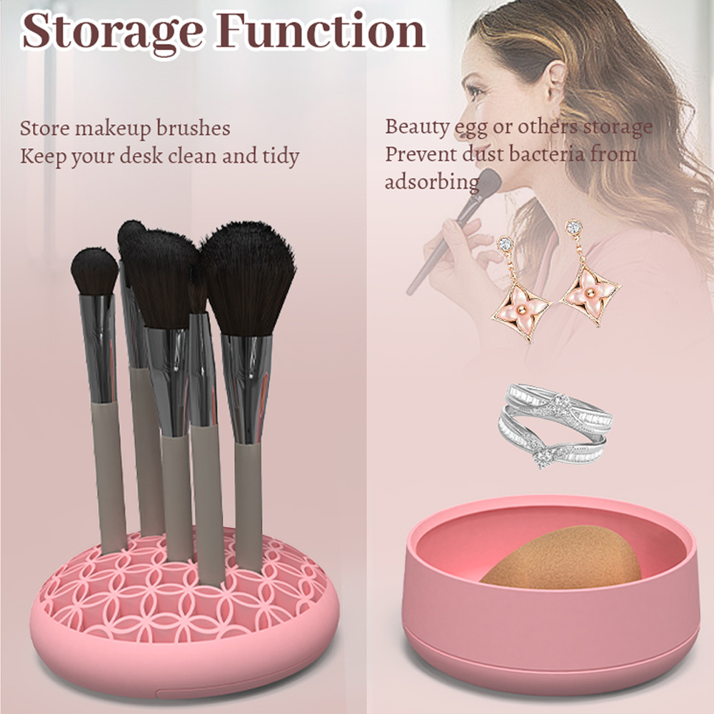 Custom Silicone Multi-Functional Makeup Brush Holder