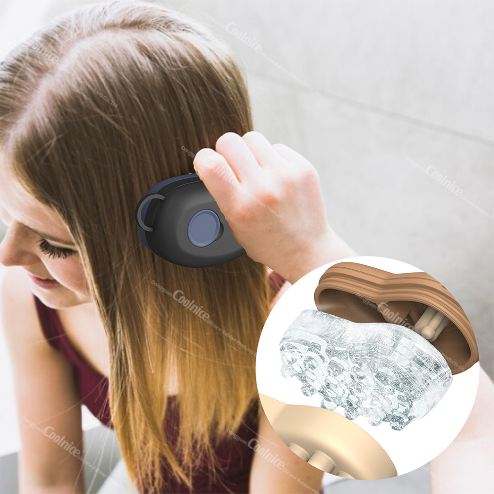 Silicone Head Therapy ice Massage Comb