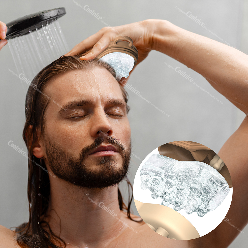 Silicone Head Therapy ice Massage Comb