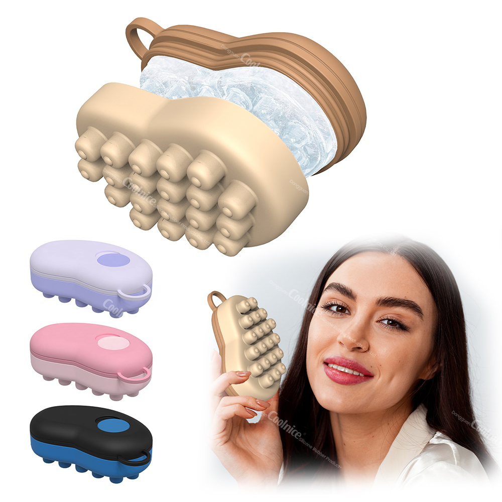 Silicone Head Therapy ice Massage Comb