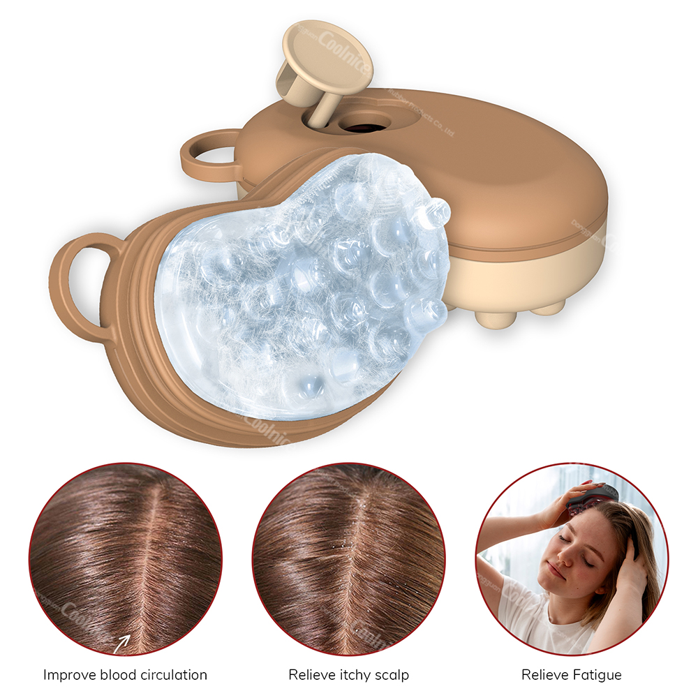 Silicone Head Therapy ice Massage Comb