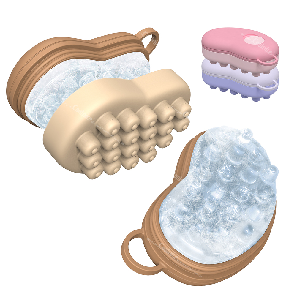 Silicone Head Therapy ice Massage Comb