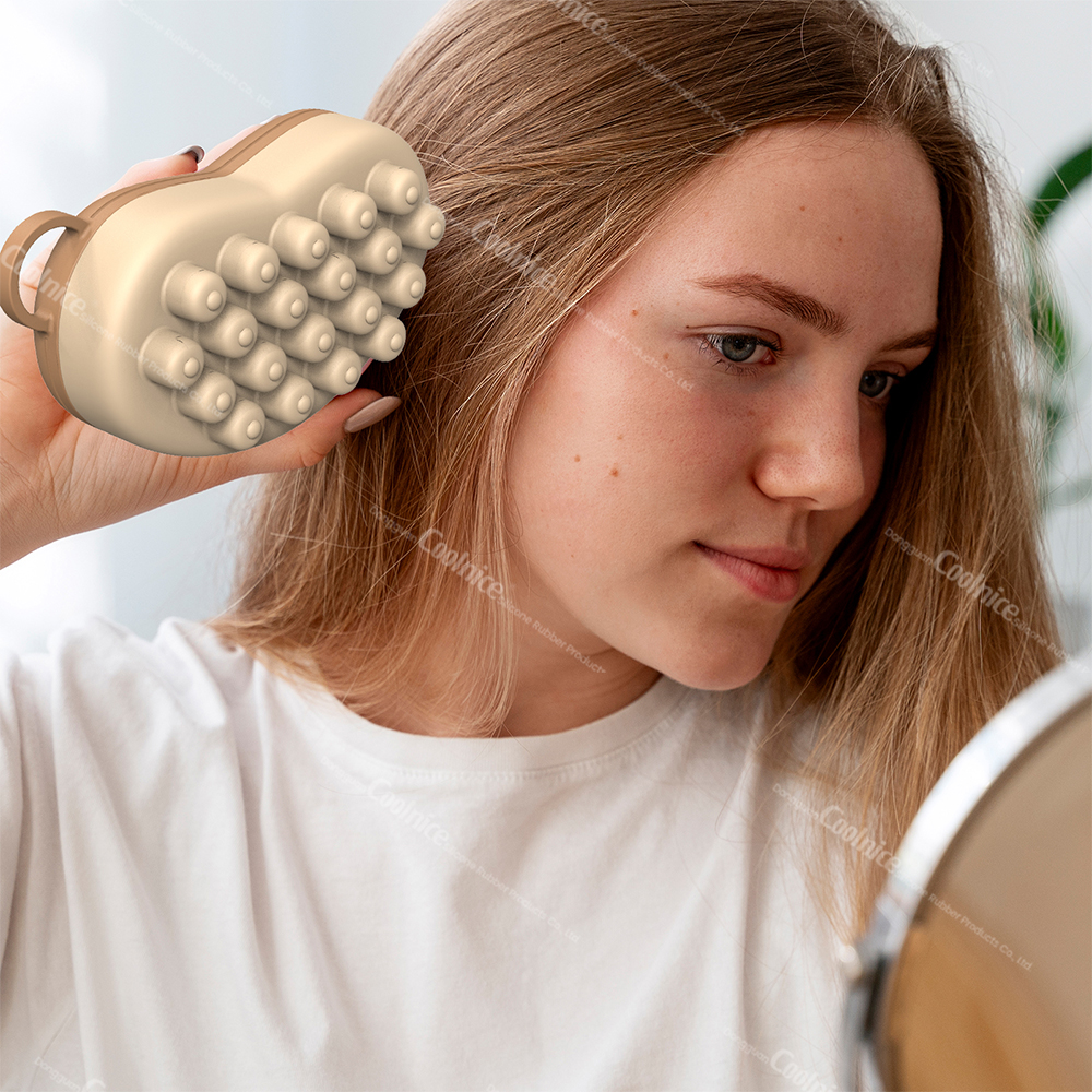 Silicone Head Therapy ice Massage Comb